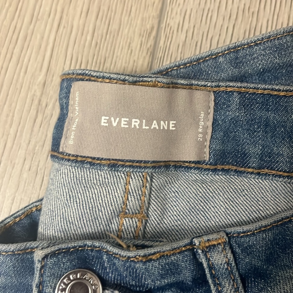 Everlane Mid Rise Blue Jeans - Picture 2 of 4